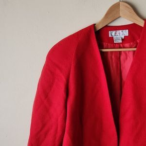 Vintage Lee David Ltd Red Open Jacket